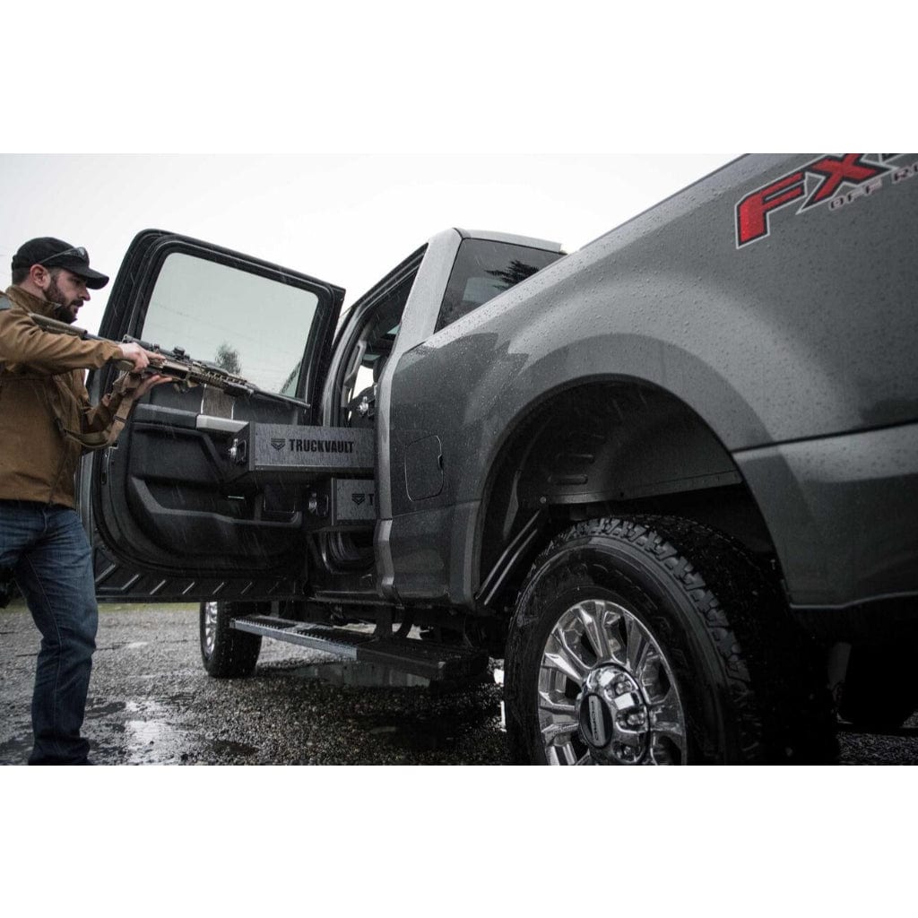 TruckVault SeatVault for Dodge Ram (2019-Present) | In-Cab Storage | Combination Lock | 1-2 Top-Hinged Doors