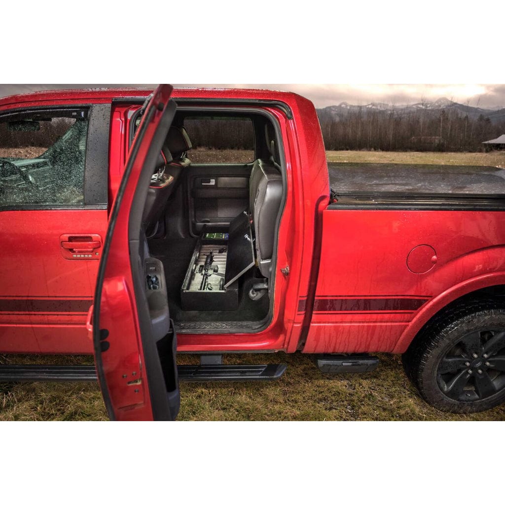 TruckVault SeatVault for Ford F-350 Extended Cab (2014-Present) | In-Cab Storage | Combination Lock | 1-2 Top-Hinged Doors