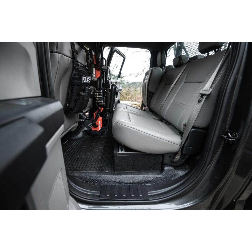 TruckVault SeatVault for Ford F-350 Extended Cab (2014-Present) | In-Cab Storage | Combination Lock | 1-2 Top-Hinged Doors