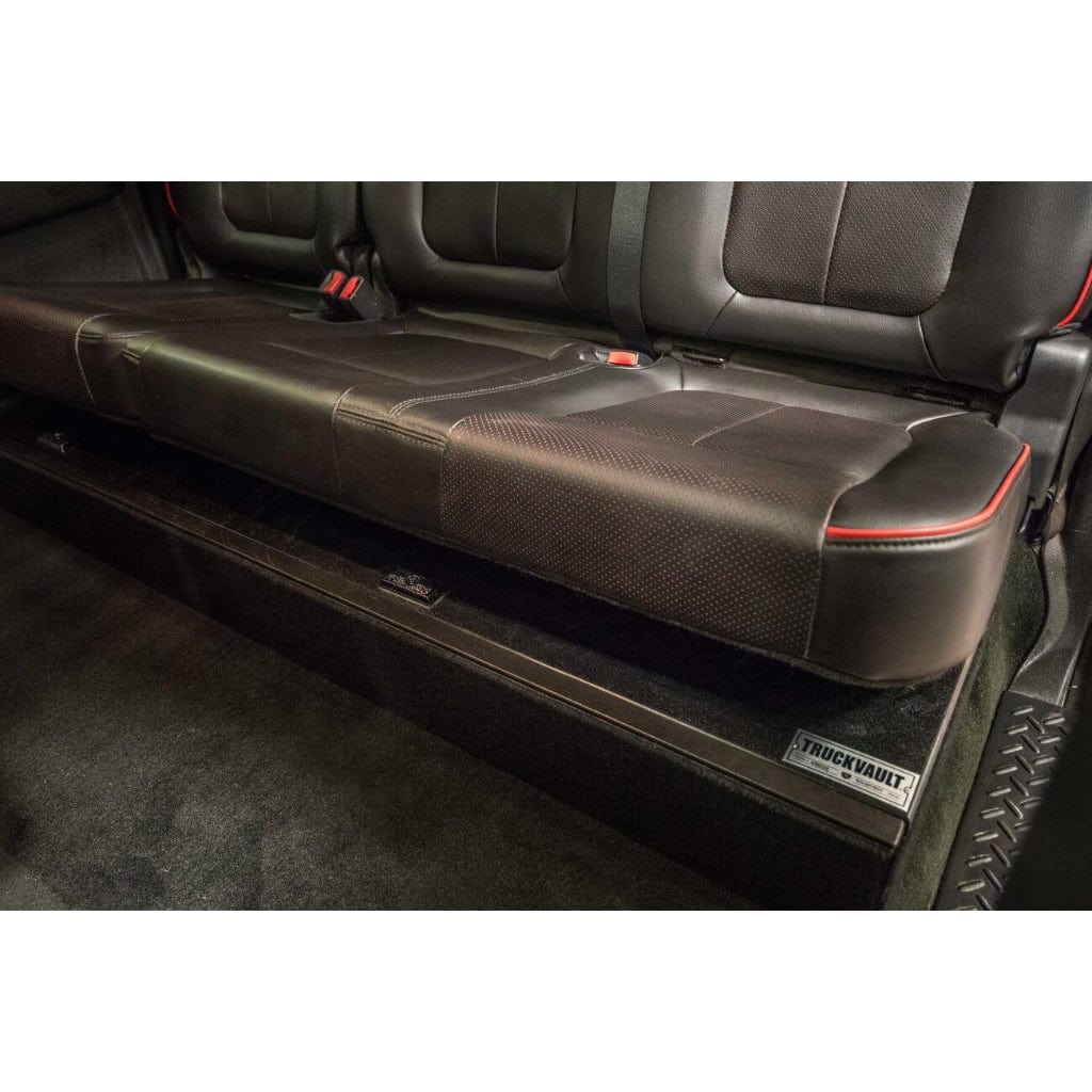 TruckVault SeatVault for GMC Sierra (2015-2018) | In-Cab Storage | Combination Lock | 1-2 Top-Hinged Doors