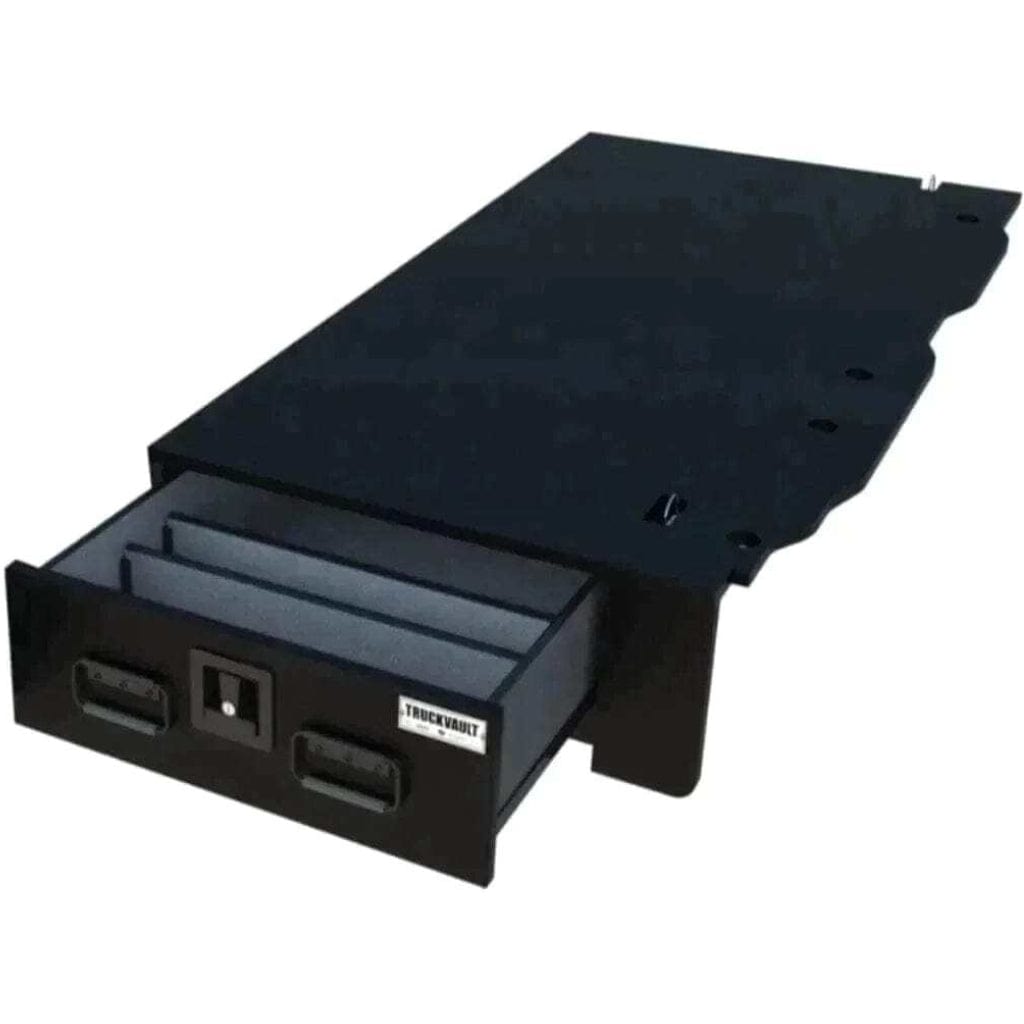 TruckVault Standard 1 Drawer Half Width All-Weather for Toyota Tundra (2007-2020) | Waterproof Storage | Weatherproof Exterior
